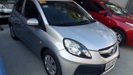 Selling Silver Honda Brio 2015 for sale