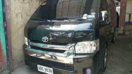 Selling Black Toyota Hiace 2016 Manual Diesel for sale in Taguig