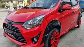2nd Hand Red 2017 Toyota Wigo 14000 km in Dimasalang