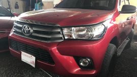 Sell Red 2018 Toyota Hilux at Manual Diesel at 8100 km in Quezon City