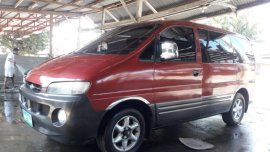Selling Red Hyundai Starex Manual Diesel in Davao City