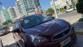 2nd Hand Mitsubishi Mirage 2017 Hatchback at Automatic Gasoline for sale in Iloilo City