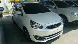 White Mitsubishi Mirage 2018 Automatic Gasoline for sale in Cebu City