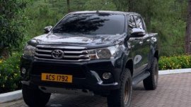 Sell Black 2016 Toyota Hilux in Quezon City