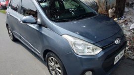 Blue Hyundai Grand I10 2014 Automatic Gasoline for sale in Quezon City