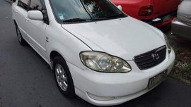 White Toyota Corolla Altis 2004 for sale in Quezon City