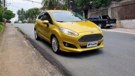 Yellow Ford Fiesta 2016 Automatic Gasoline for sale in Quezon City