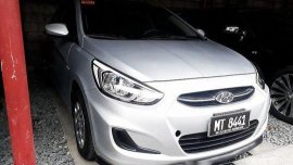 Silver Hyundai Accent 2018 Manual Gasoline for sale 