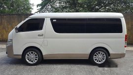 White Toyota Hiace 2016 Automatic Diesel for sale 