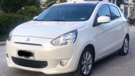 2nd Hand Mitsubishi Mirage 2014 Hatchback Automatic Gasoline for sale in Parañaque