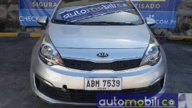 Sell Silver 2015 Kia Rio at Manual Gasoline at 60000 km in Las Piñas