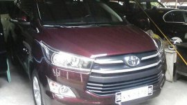 Selling Purple Toyota Innova 2017 Manual Diesel at 7000 km