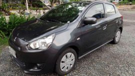 2nd Hand Mitsubishi Mirage 2014 Hatchback at Manual Gasoline for sale in Los Baños