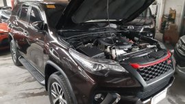 Brown Toyota Fortuner 2018 Automatic Diesel for sale in Quezon City