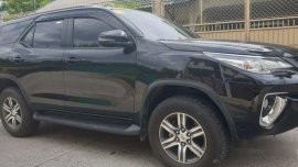 Selling Black Toyota Fortuner 2018 Automatic Diesel at 19000 km in Quezon City