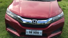 Selling Red Sedan 2017 Honda City Automatic Gasoline 