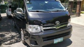 Black Toyota Hiace 2012 for sale in Manual