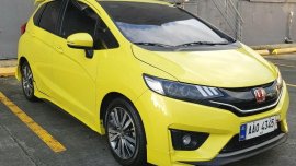 Yellow Honda Jazz 2015 for sale in Manila