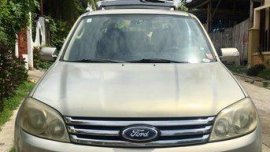 Beige Ford Escape 2010 at 122000 km for sale