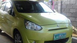 Selling Mitsubishi Mirage 2013 at 80000 km in Ligao