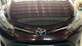Selling Red Toyota Vios 2017 Manual Gasoline at 8800 km in Quezon City
