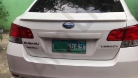 Selling Pearl White Subaru Legacy 2012 Sedan Automatic Gasoline in Manila