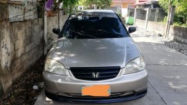 Selling Beige Honda Civic 2002 at 217272 km