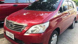 Selling Red Toyota Innova 2016 Manual Diesel at 17010 km in Quezon City