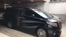 Black Toyota Alphard 2017 at 1700 km for sale