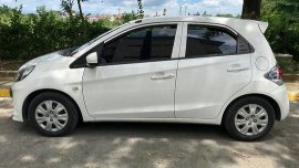 White Honda Brio 2015 Automatic Gasoline for sale 