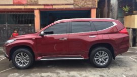 Red Mitsubishi Montero Sport 2018 Automatic Diesel for sale in Olongapo
