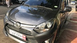 Selling Gray Toyota Wigo 2019 Automatic Gasoline in Quezon City