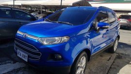 Selling Blue Ford Ecosport 2015 at 22500 km 