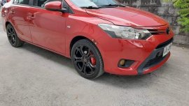 Selling Red Toyota Vios 2015 Sedan Automatic Gasoline in Manila