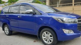 Selling Blue Toyota Innova 2017 at 10000 km in Quezon City