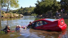 Survival tips to escape a sinking car 