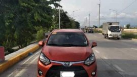 Selling Orange 2017 Toyota Wigo Manual 