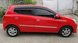 Selling Red 2nd Hand Toyota Wigo 2016 Automatic