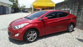 Selling Red Hyundai Elantra 2011 Automatic Gasoline at 45000 km 