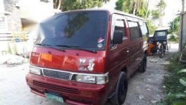 Red Nissan Urvan 2010 for sale in Pagsanjan