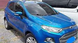 Blue Ford Ecosport 2014 at 22000 km for sale
