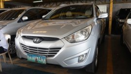 Silver Hyundai Tucson 2010 Automatic Diesel for sale in Manila