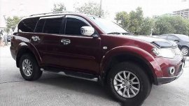 Sell Red 2012 Mitsubishi Montero Sport Automatic Gasoline at 45344 km