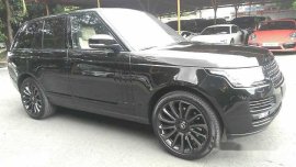 Selling Black Land Rover Range Rover 2018 Automatic Diesel at 82000 km