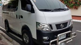 White Nissan Nv350 Urvan 2016 Manual Diesel for sale in Manila