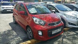 Selling Red Kia Picanto 2017 Manual Gasoline at 8445 km