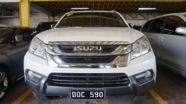 Selling White Isuzu Mu-X 2017 Automatic Diesel in Quezon City