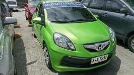 Selling Green Honda Brio 2015 Gasoline Automatic