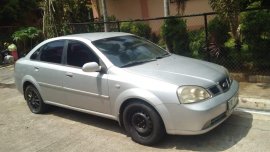 Silver Chevrolet Optra 2003 Manual for sale