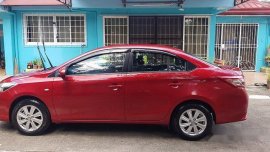Red Toyota Vios 2014 Manual Gasoline for sale 